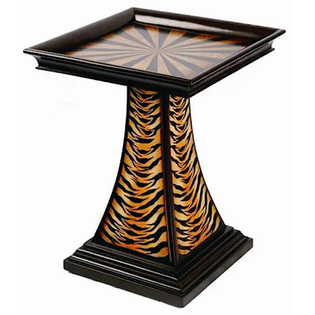Zebra Accent Table